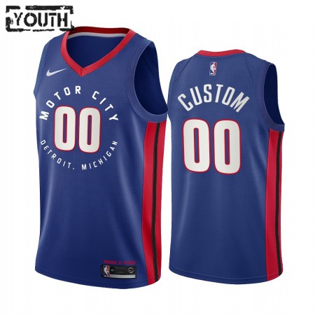 Maillot Basket Detroit Pistons Personnalisé 2020-21 City Edition Swingman - Enfant